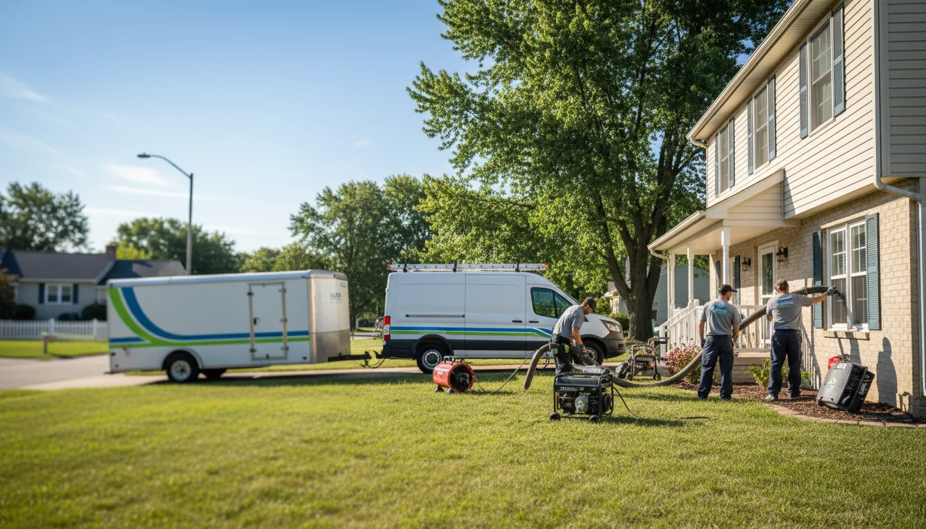 Flooded Basement Restoration And Cleanup With Repair in Lovilia, IA near me